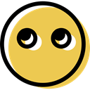 interface, smiling, Emoticon, feelings, smiley, Emotion, Face, people, muted SandyBrown icon