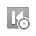 previous, Clock DarkGray icon