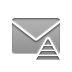 envelope, pyramid DarkGray icon