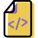 document, Coding, Multimedia, Format, Archive, File SandyBrown icon