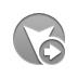 arrowhead, Down, right DarkGray icon