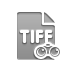 Binoculars, File, Format, Tiff Gray icon