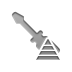 Screwdriver, technical, pyramid Gray icon