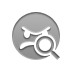 Angry, smiley, zoom DarkGray icon