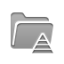 pyramid, Folder DarkGray icon