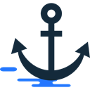 navy, Anchors, Anchor, sail, sailing, tattoo, Tools And Utensils Black icon