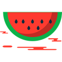 organic, Healthy Food, vegetarian, food, vegan, Fruit, diet, watermelon Black icon