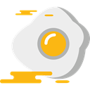 food, fried egg, organic, protein WhiteSmoke icon