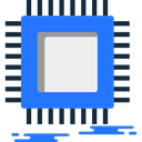 electronic, Technological, computing, technology, microchip DodgerBlue icon