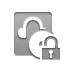 Lock, meeting, software, open DarkGray icon