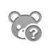teddy, help, bear DarkGray icon