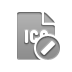 Ico, Format, File, cancel DarkGray icon