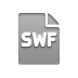 File, Format, swf DarkGray icon