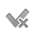 cross, checkmark Gray icon