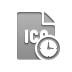 Ico, Format, Clock, File DarkGray icon