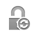Lock, open, refresh DarkGray icon