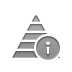 pyramid, Info Gray icon