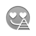 love, smiley, pyramid DarkGray icon