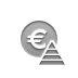 pyramid, Euro, coin Gray icon