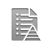 list, pyramid Gray icon