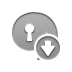 Encrypt, Down DarkGray icon