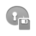 Diskette, Encrypt DarkGray icon
