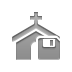 Diskette, church Gray icon