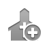 Add, church Gray icon