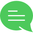 Message, Bubble speech, interface, Comment, Conversation, Chat MediumSeaGreen icon