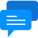 Message, Comment, interface, Chat, Conversation, Bubble speech DodgerBlue icon