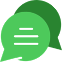 Comment, interface, Message, Chat, Bubble speech, Conversation MediumSeaGreen icon