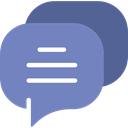 Message, Chat, Conversation, interface, Comment, Bubble speech LightSlateGray icon