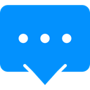 Conversation, Comment, interface, Bubble speech, Message, Chat DodgerBlue icon