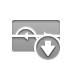 wave, Down, frequency, reduce DarkGray icon