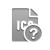 Ico, Format, help, File DarkGray icon