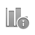 Stats, chart, Bar, Info DarkGray icon
