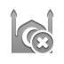 Close, Mosque Gray icon