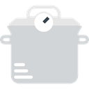 fire, pressure, pot, Cooking, Cook, hot, food LightGray icon