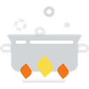 boiling, Stew, food, hot, Cooking, fire, Cook, pot LightGray icon