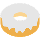 doughnut, food, Dessert, sugar, sweet Gainsboro icon