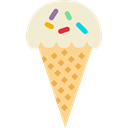 sweet, summer, food, Summertime, Dessert, Ice cream Black icon
