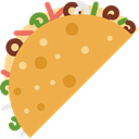 Typical, Foods, Mexico Icons, food, Mexico, tacos, Mexican, Taco SandyBrown icon