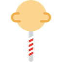 stick, Candy, Face, Popsicle Stick, Lollipop, popsicle, food, sweet, scary, halloween Black icon