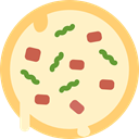 Restaurant, junk food, Pizzas, Fast food, Italian Food, food, Pizza, Restaurants BlanchedAlmond icon