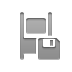 width, Diskette, match DarkGray icon