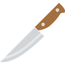 Knife, Cut, Tools And Utensils, Restaurant, Cutlery, food, Cutting Black icon