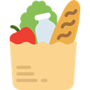 Grocery, Shopping Store, Goods, Supermarket, food, groceries Khaki icon