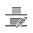Bottom, pencil, vertica, distribute DarkGray icon