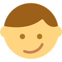 smiling, happy, Emoticon, interface, Face, Gestures, smiley, people, smile Khaki icon