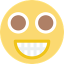 happy, smile, smiling, Emoticon, Gestures, people, interface, Face, smiley Khaki icon